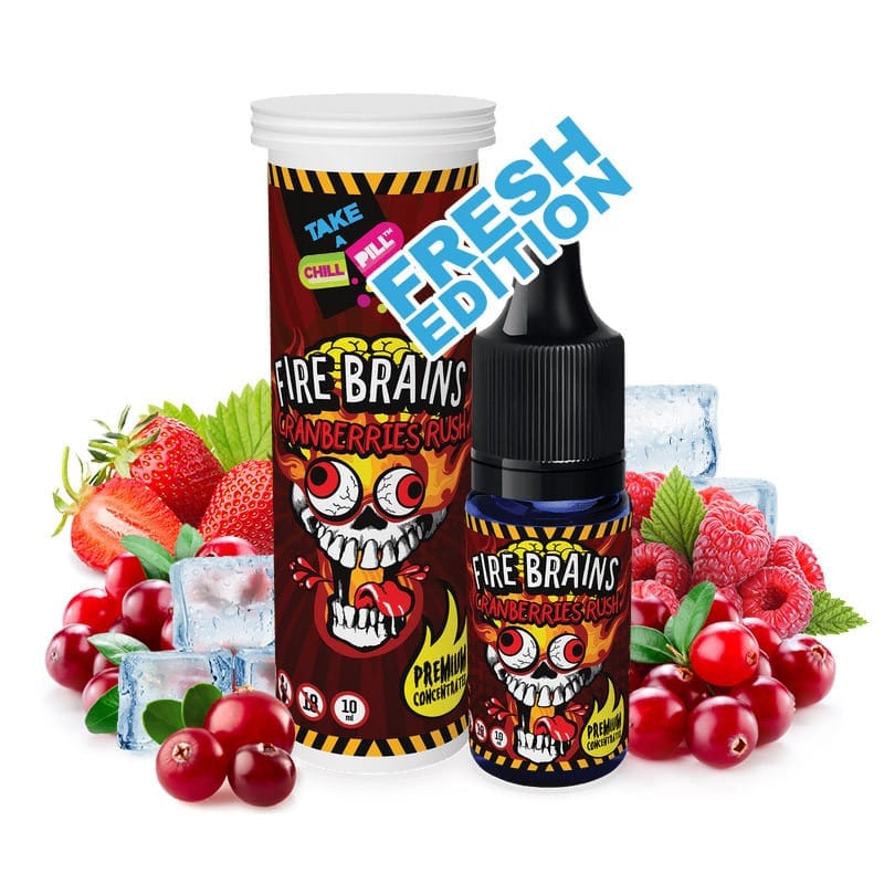 Chill Pill Fire Brains Cranberries Rush Fresh Edition 10ml makutiiviste