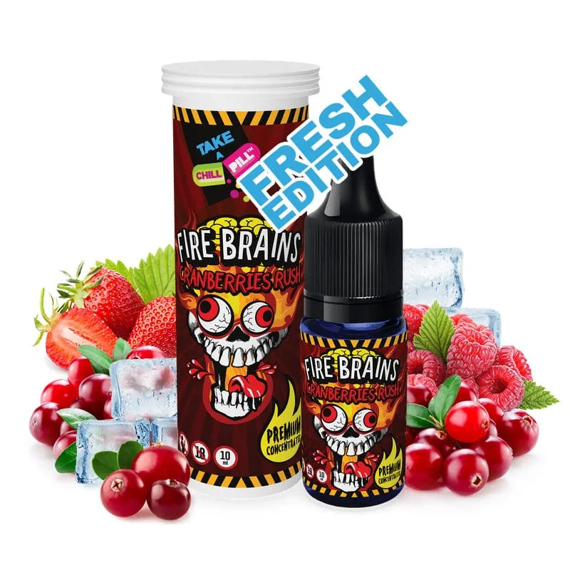 Chill Pill Fire Brains Cranberries Rush Fresh Edition 10ml makutiiviste